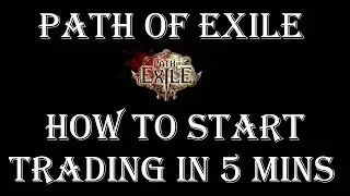 How to start trading in Path of Exile