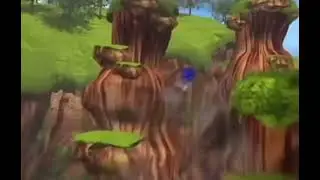 Sonic The Hedgehog running fast