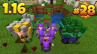 1.15 (1.16) ВЫЖИВАНИЕ - СКРАФТИЛИ И ЗАЧАРОВАЛИ НОВОЕ ОРУЖИЕ, ИНСТРУМЕНТЫ И БРОНЮ! МАЙНКРАФТ 28 СЕРИЯ