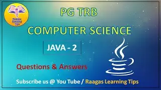 TRB Computer Instructor Grade 1 JAVA 2