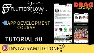 Flutter Instagram Clone Tutorial / instagram ui clone / flutter flow project 