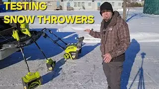 Ryobi Cordless Snow Shovels Tests Series: Which one works best?