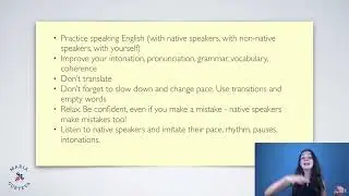 33. Final Advice on Speaking
