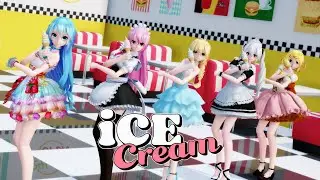 【MMD】🍦😋 BLACKPINK X Selena Gomez - Ice Cream (short ver.)【Vocaloids Dance Cover】