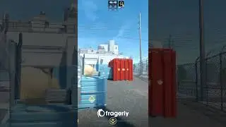 Nuke CS2 - Outside Smoke Variations - Garage And Blue Box #shorts  #cs2 #cs2smokes #nukesmokes #nuke