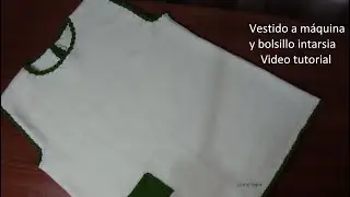 Como tejer a máquina vestido talla 6