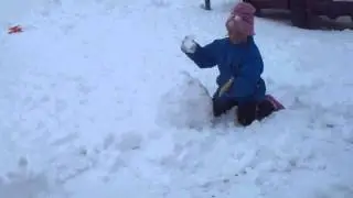 Дети и снег)