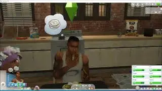 Sims 4 Let's Play Introducing Aliyah and Ezekiel (Trap Couple)