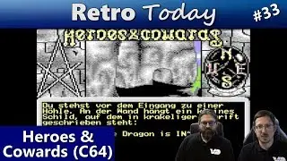 Textadventure-Held wider Willen: Heroes & Cowards (C64 / RetroToday #33)
