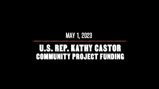 Community Projects Funding Announcement w/ U.S. Rep. Cathy Castor | St. Pete, FL