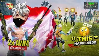 34 Kills 💪 AWM+AWM 99% Headshot Rate ⚡| Solo Vs Squad🪂[ Full Gameplay ] Intel i5 💻 FreeFire
