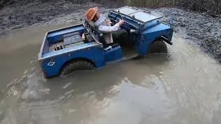 1954 Land Rover Series 1, Good-Looking Muddy Day 🧭Video