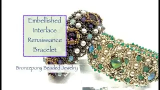 Embellished Interlace Renaissance Bracelet