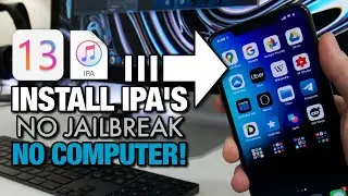How To Install IPA's (3rd Party Apps) iOS 13 NO Jailbreak & No Computer!