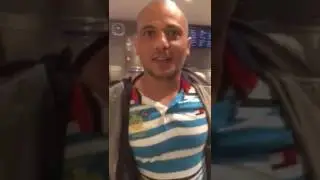 Встречаю мужа в аэропорту