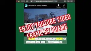YouTube Frame by Frame Player  FREE!!