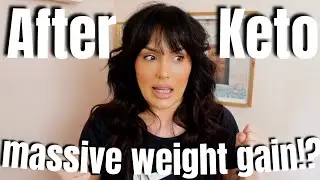I quit keto... then this happend! rapid weight gain after quitting keto diet / Daniela diaries