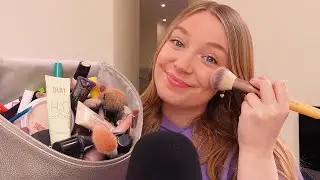 ASMR Doing My Makeup (Whispered, Makeup Sounds)