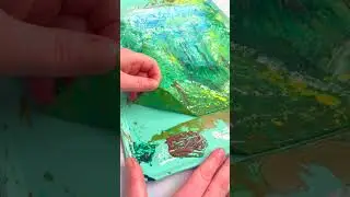 Squishy acrylic painting #shorts #painting