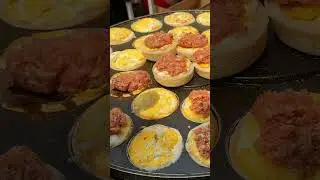 Delicious Street Meat and Egg Burgers - Crunchy and Soft 