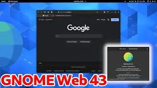 GNOME Web 43 (Canary) First Look on Arch Linux