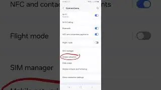 Set Mobile Networks 5G/4G/3G/2G Connection (Samsung Galaxy A15 A25 Android)