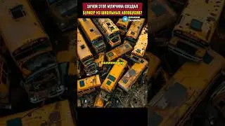 Зачем этот мужчина создал бункер из 42 автобусов?