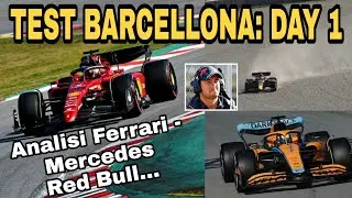 TEST BARCELLONA - DAY 1 - COSA E' SUCCESSO AL POMERIGGIO - - 