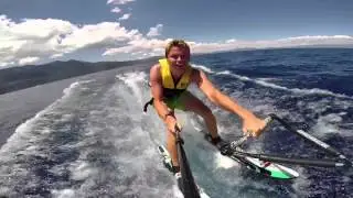 WATERSKIING at Lake Tahoe, NEVADA