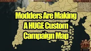 Modders A Making A HUGE Custom Campaign Map For Warhammer 3 - Old World Map But BIGGER