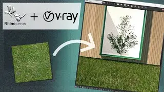 Grass Material Creation - V-Ray for Rhino - Tutorial