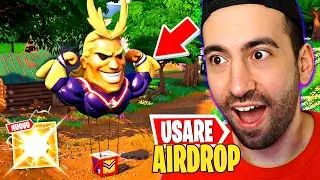 COSA SUCCEDE se USI SOLO gli AIRDROP di My Hero Academia su Fortnite