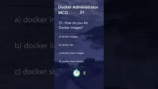Docker mcq 21#docker #mcq