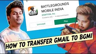 Bgmi Gmail Account Data Transfer 100% || How To Transfer Pubg Global PlayStor Account To @BGMI