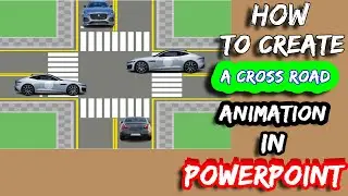 how to create a cross road animation in Microsoft PowerPoint