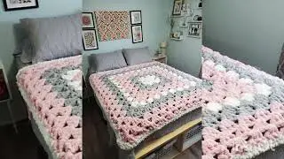 Вязаные пледы 🤩🔥Подборка самых красивых и лёгких плед