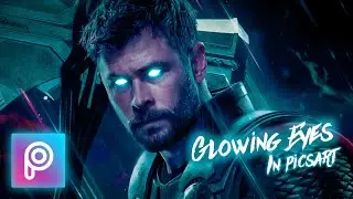 How to Glow Eyes on Picsart | Glowing Eyes Picsart Editing Tutorial | SourabhEdits