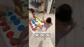 Game of twister with 2 baddies (GOES WRONG) 👀😲 