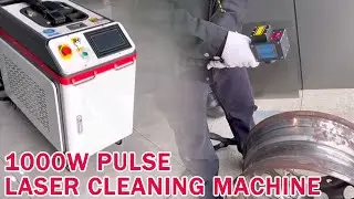 1000w Pulse Laser Cleaning Machine: Removal of Metal Surface Attachments.