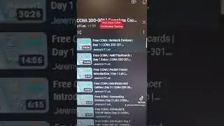 FREE Cisco CCNA exam training videos 