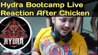 Hydra Bootcamp Live Reaction After Chicken Dinner | Hydra Official