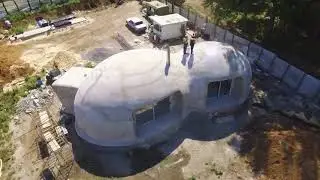 Монолитный купольный дом