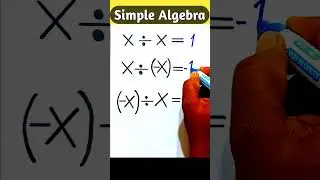 Simple Algebra || Division || @Sky Struggle Education || #short