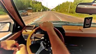 POV Еду на МОСКВИЧЕ под ЦОЯ 
