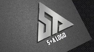 S+A logo design tutorial in pixellab 2020
