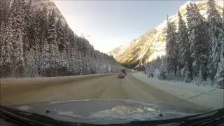 Driving Calgary to Kelowna WINTER DRIVING CONDITIONS