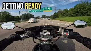Getting Some HIGHWAY PRACTICE on my Kawasaki Mean Streak 1600!