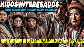 LOS 7 HIJOS INTERESADOS Y LA FE DE SUS  ANCIANOS PADRES ___ Cuento Andino