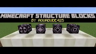 Structure Blocks Basic Use | Minecraft | Tutorial