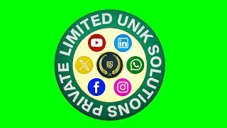 UNIK SOLUTIONS 3D Animation Logo | Motion Graphics Excellence | KHAN GFX